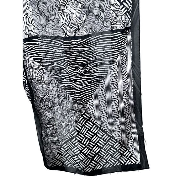 GREAT CONDITION VINTAGE Women's ADRIENNE VITTADINI Designer Long Vintage 100% Si - Picture 4 of 8